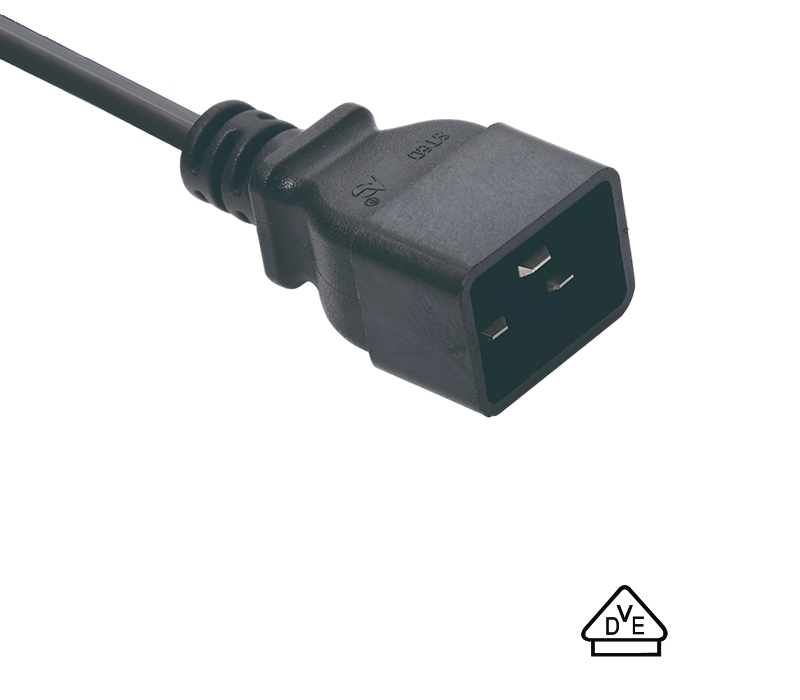 ST6D IEC konektor Samec C20 podľa nemeckých noriem