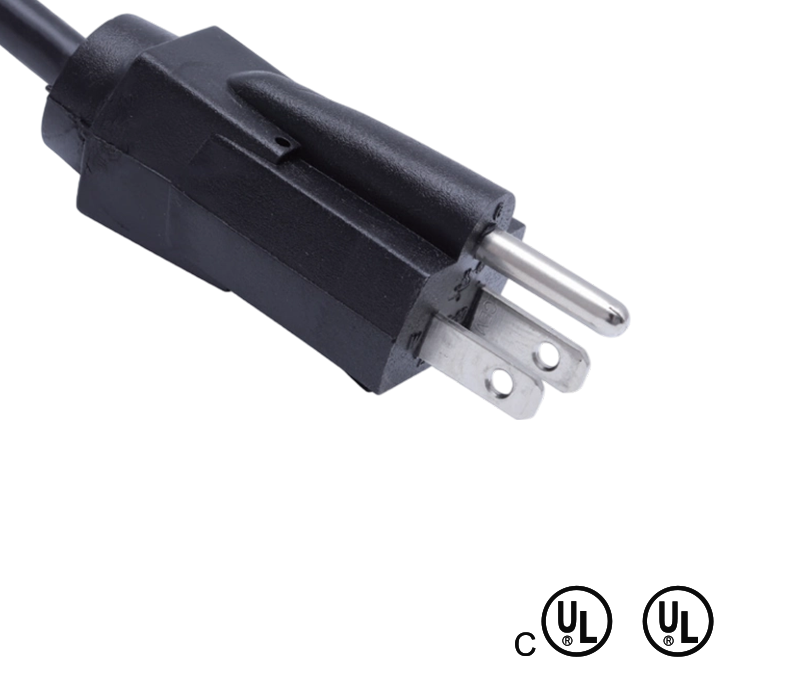 JT-3D 20A 125V vysokoprúdová trojkolíková americká štandardná zástrčka