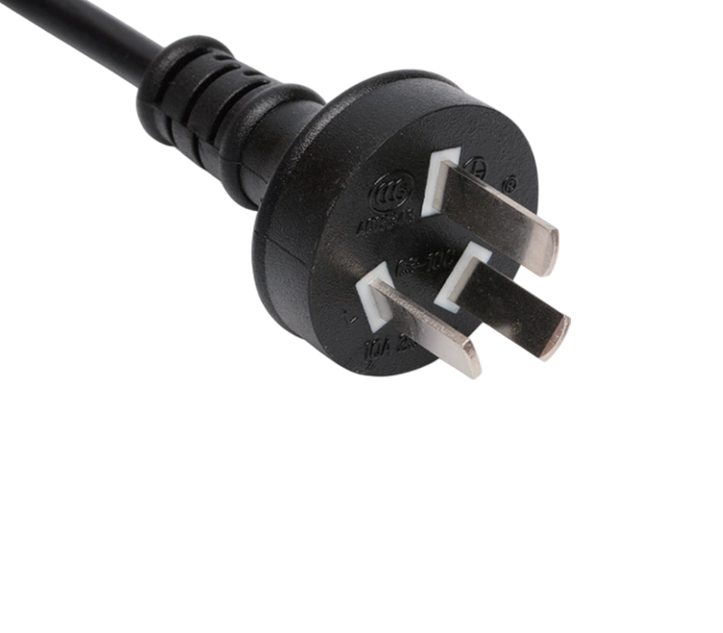 C3-10C 10A 250V Čínska štandardná trojkolíková priama zástrčka