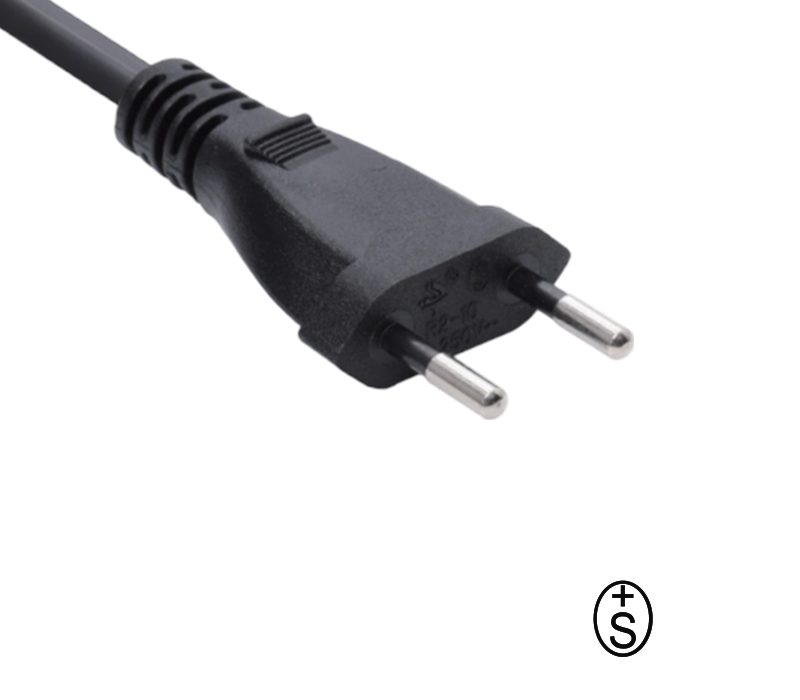 R2-10 10A 250V Dvojkolíková švajčiarska zástrčka