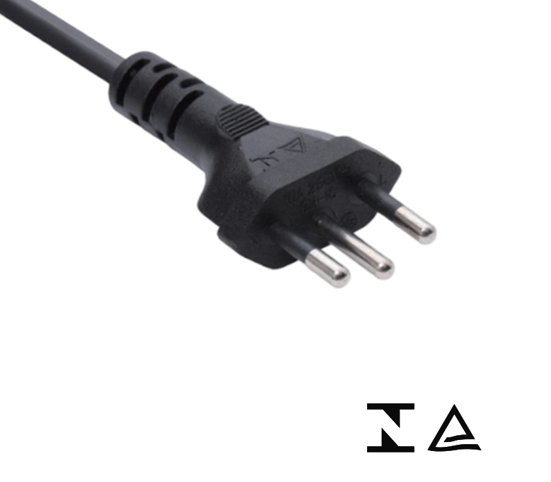 B3-10 10A 250V trojkolíková brazílska zástrčka