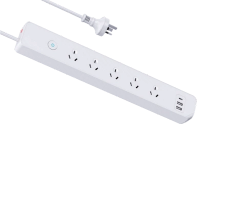 AU06 Power Strip v austrálskom štýle s 5 výstupmi